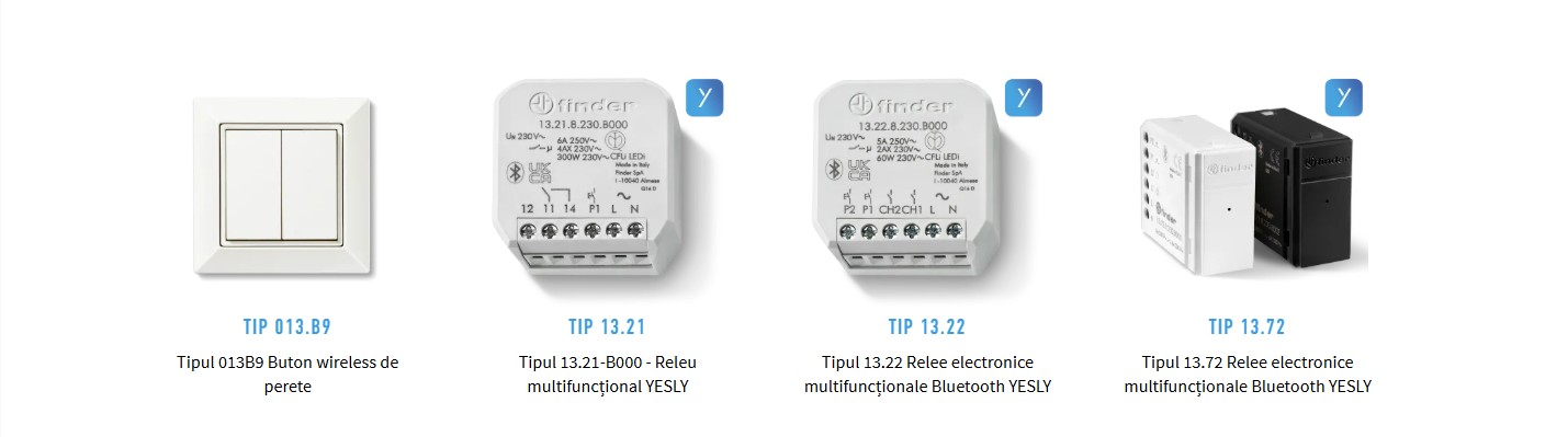 FINDER YESLY – Tehnologie smart home integrabilă ușor de către arhitecți și electricieni